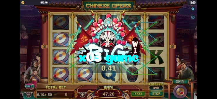 x03 game casino presented on mobile device in Pakistan with slots and live games